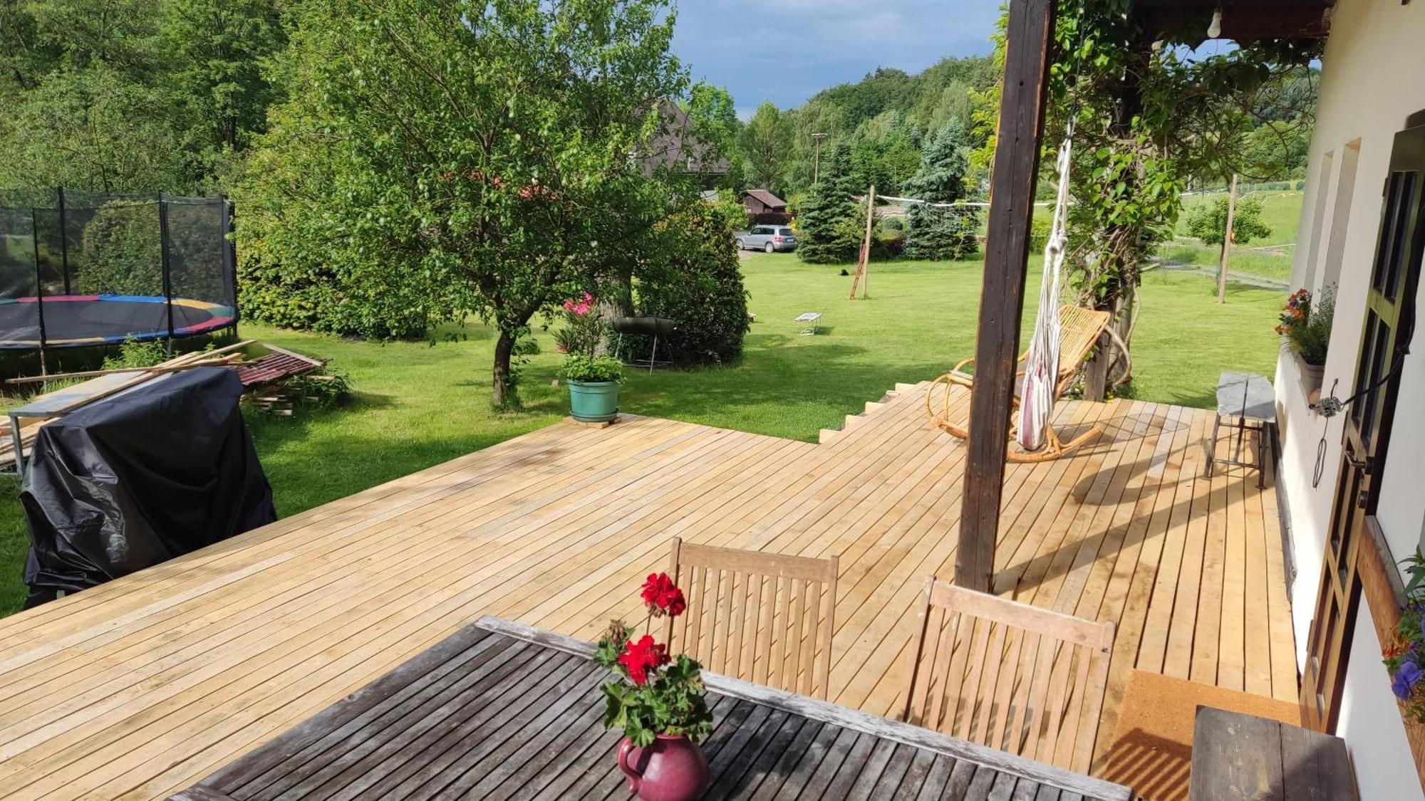 Chalupa Bez Hranic Krompach Exteriör bild